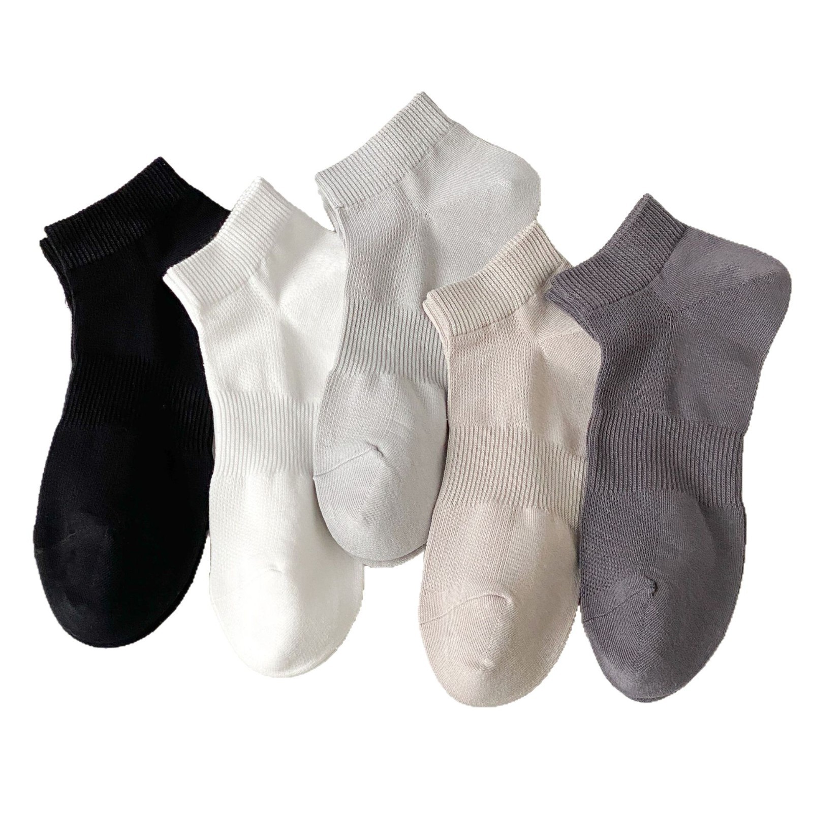 ถุงเท้าผู้ชายฝ้ายเมชระบายอากาศ