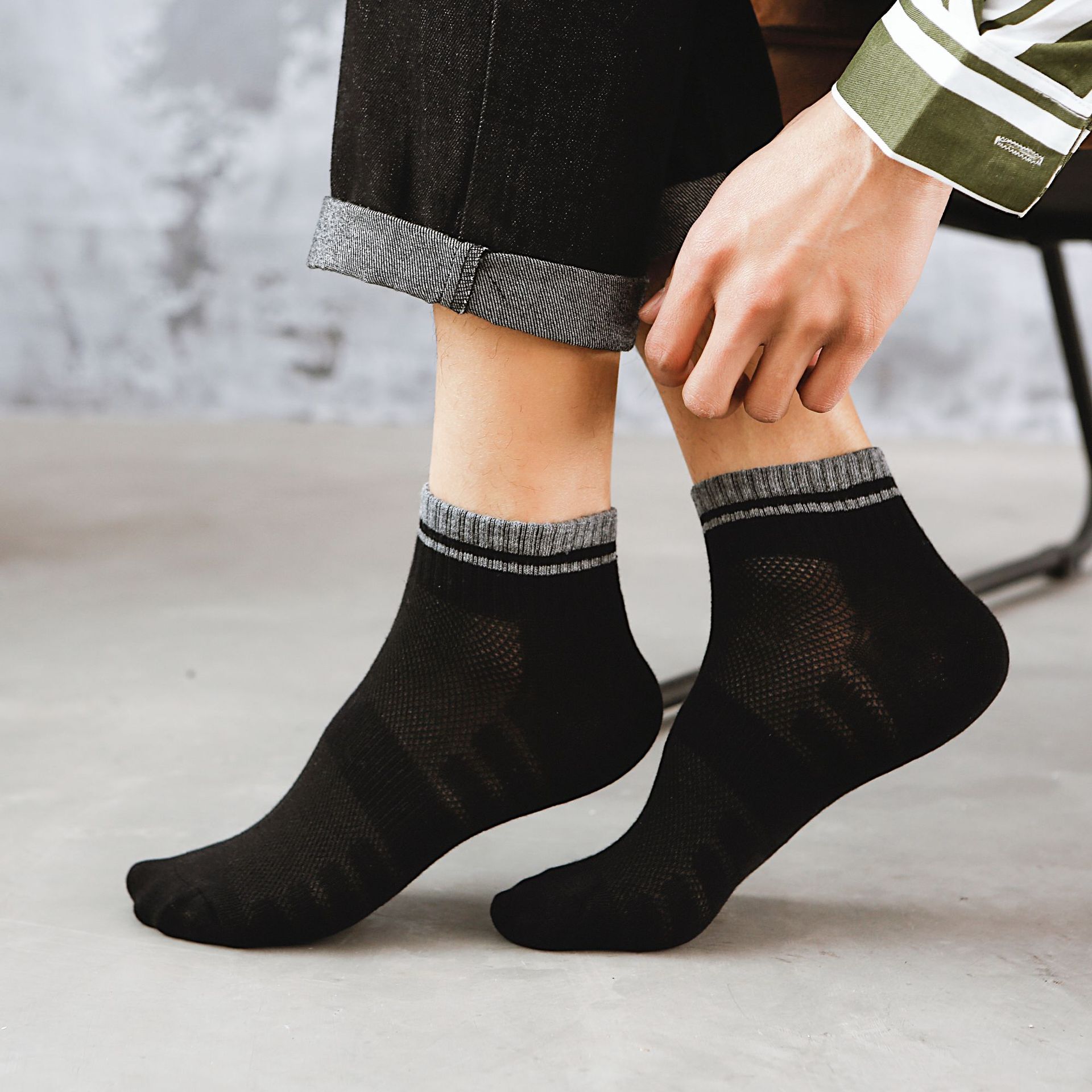 남성 노쇼 양말 면제