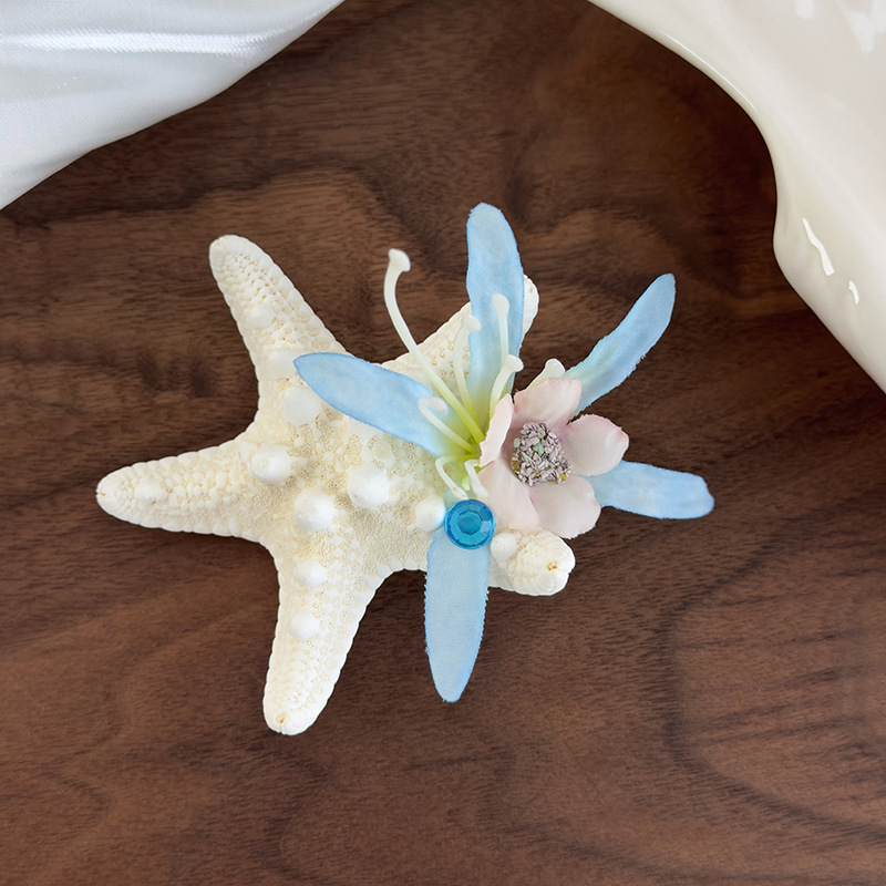 Κλιπ μαλλιών με θαλάσσιο θέμα