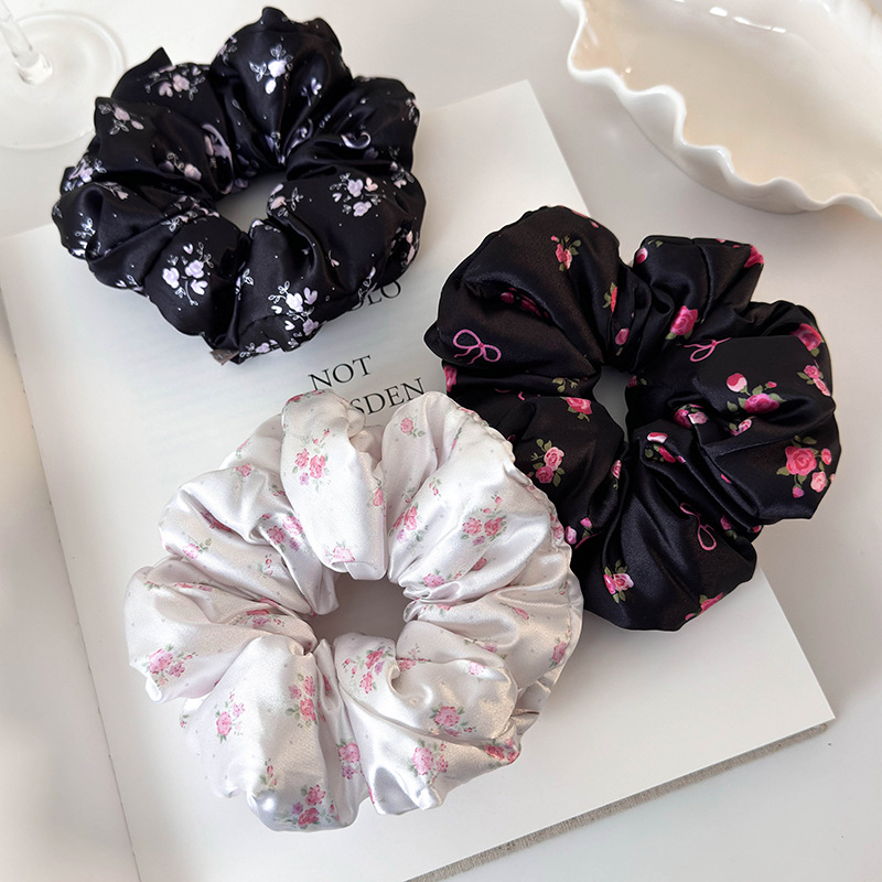 Французские Атласные Цветочные Скрабчи