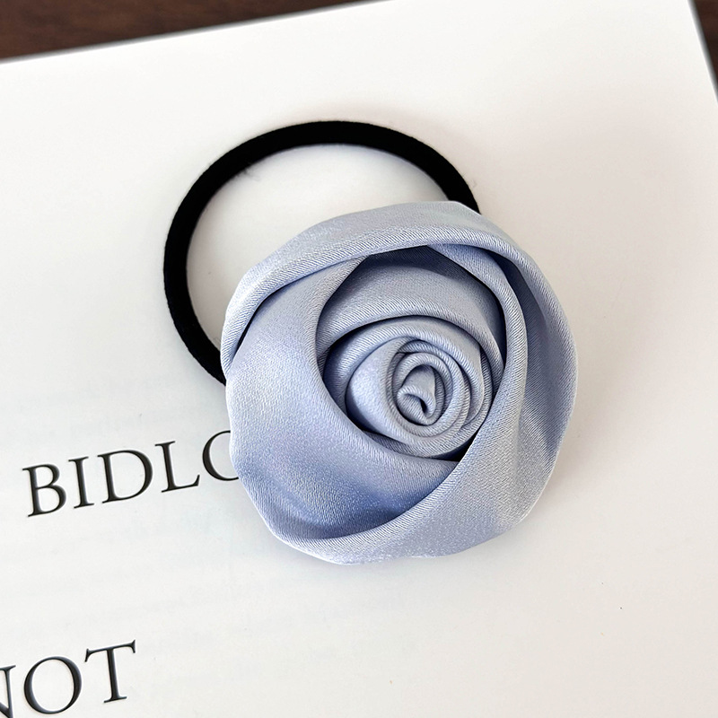 Satinros Hårklämma och Hårsnoddsset