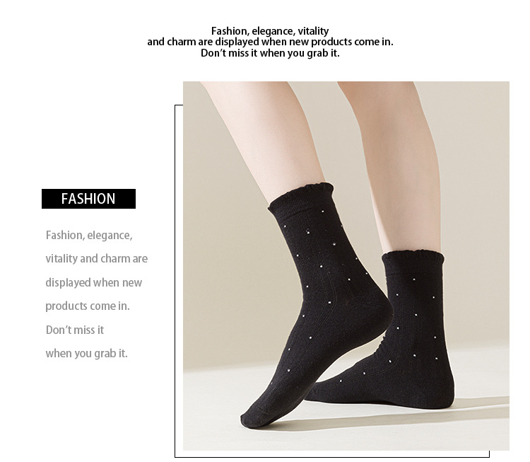 Meias Cano Médio Folgadas para Mulheres