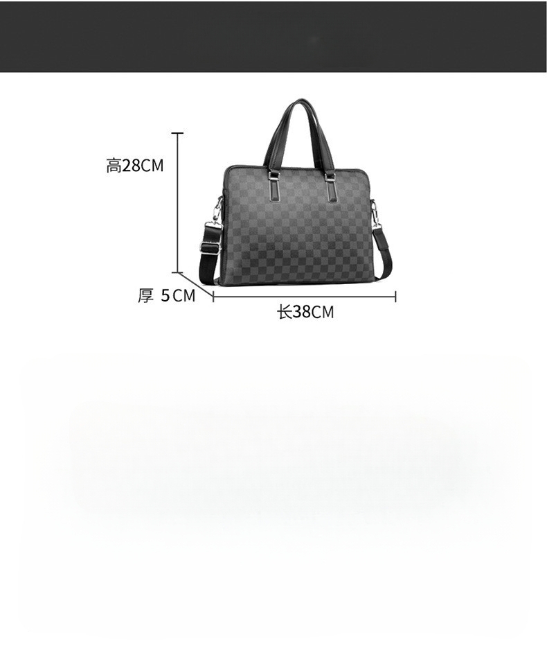 حقيبة أعمال رجالية كبيرة السعة