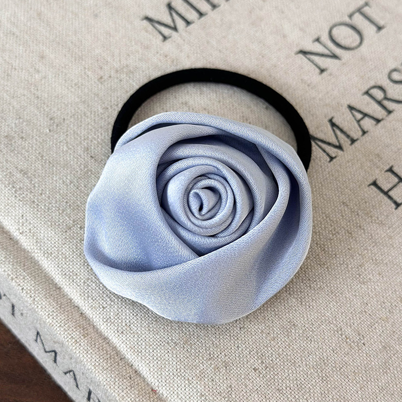 Satinros Hårklämma och Hårsnoddsset