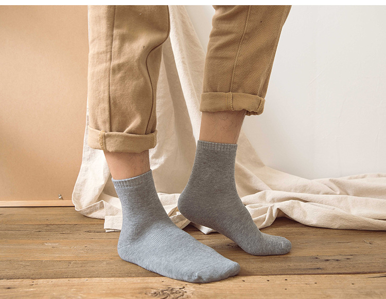 ถุงเท้าผู้ชาย Mid-Calf บุฟลีสเทอร์รี่