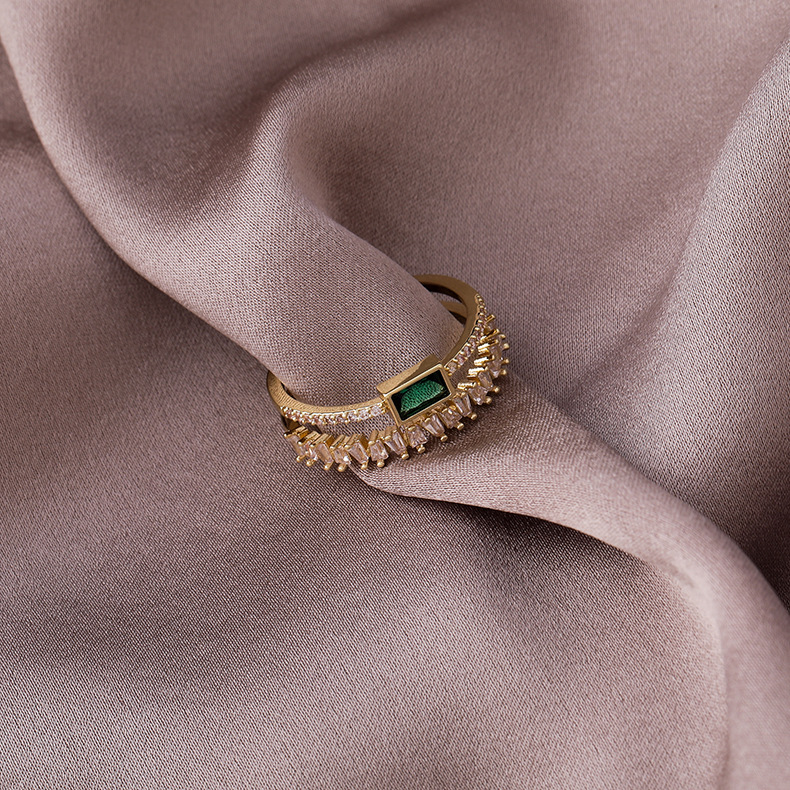 Double Layer Open Ring