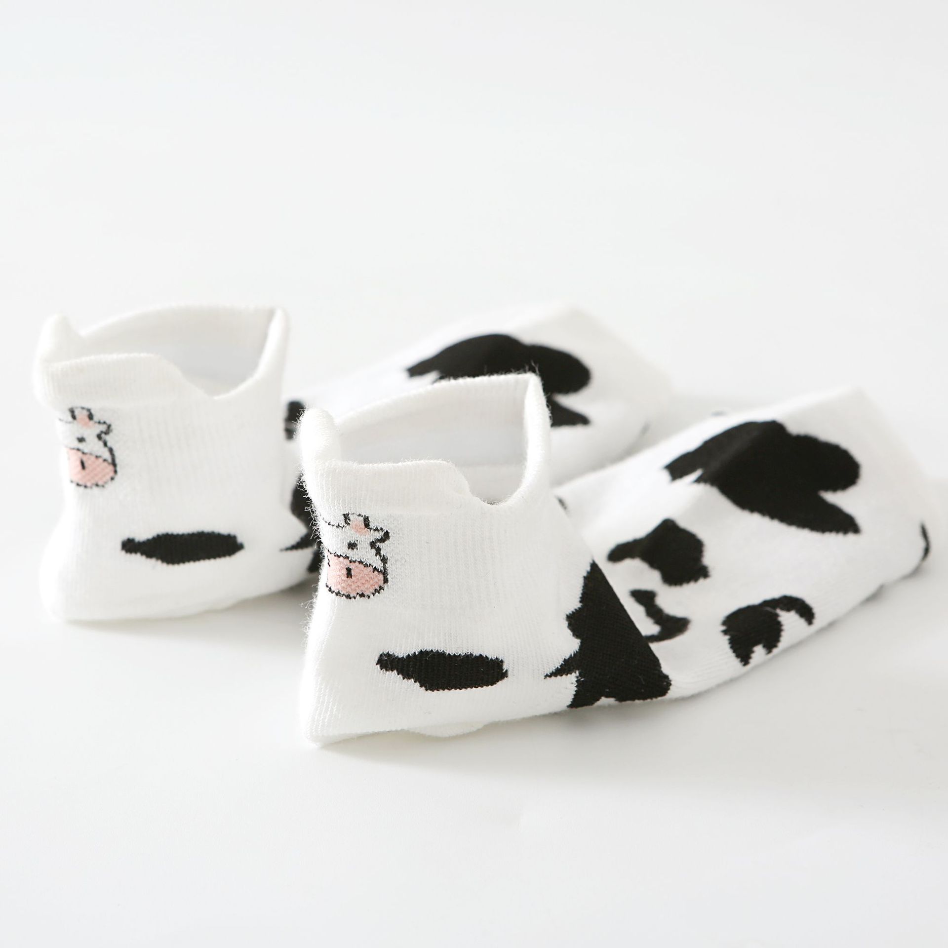 소 프린트 노쇼 양말