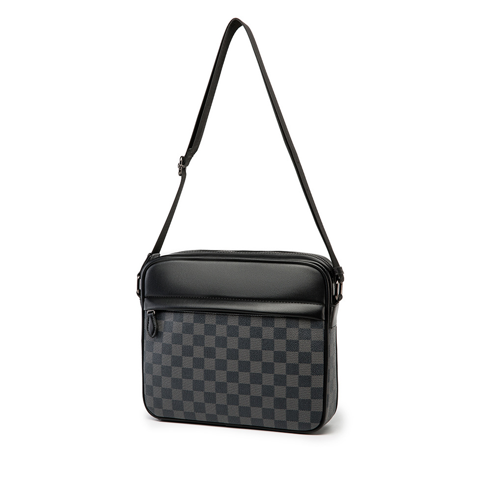 Túi đeo chéo nam kẻ caro