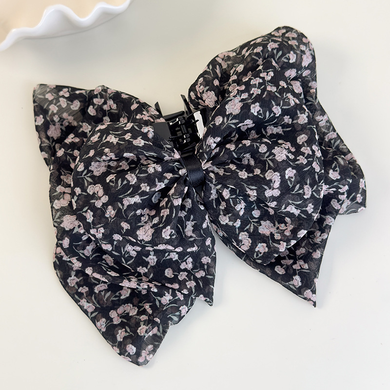 리본 포니테일 클립