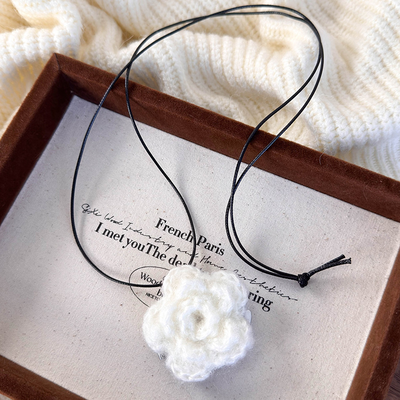 Πλεκτό Λουλούδι Κόσμημα Καθρέφτη