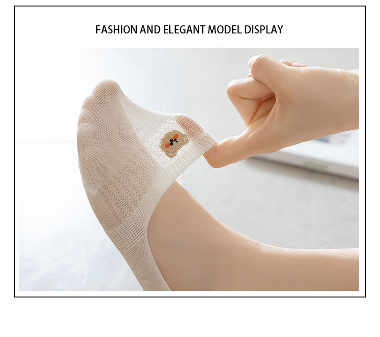 Bestickte Unsichtbare Socken