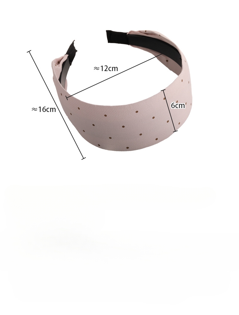 Bandă pentru Păr din Material Textil Lată cu Puncte