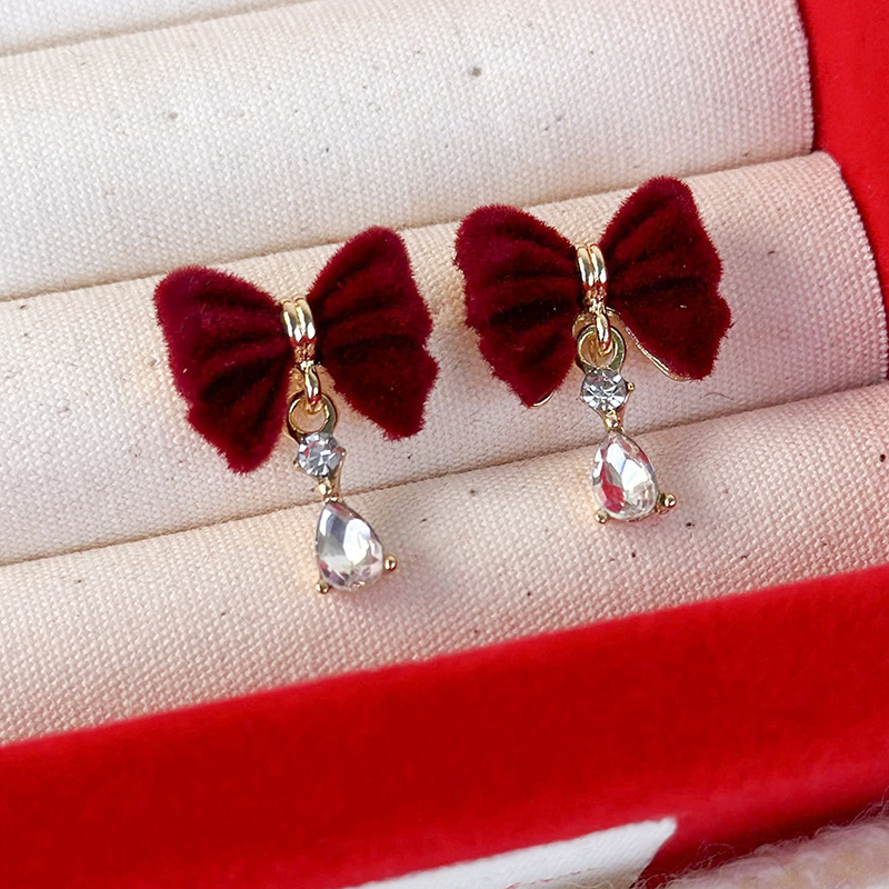 중국 뱀 별자리 귀걸이