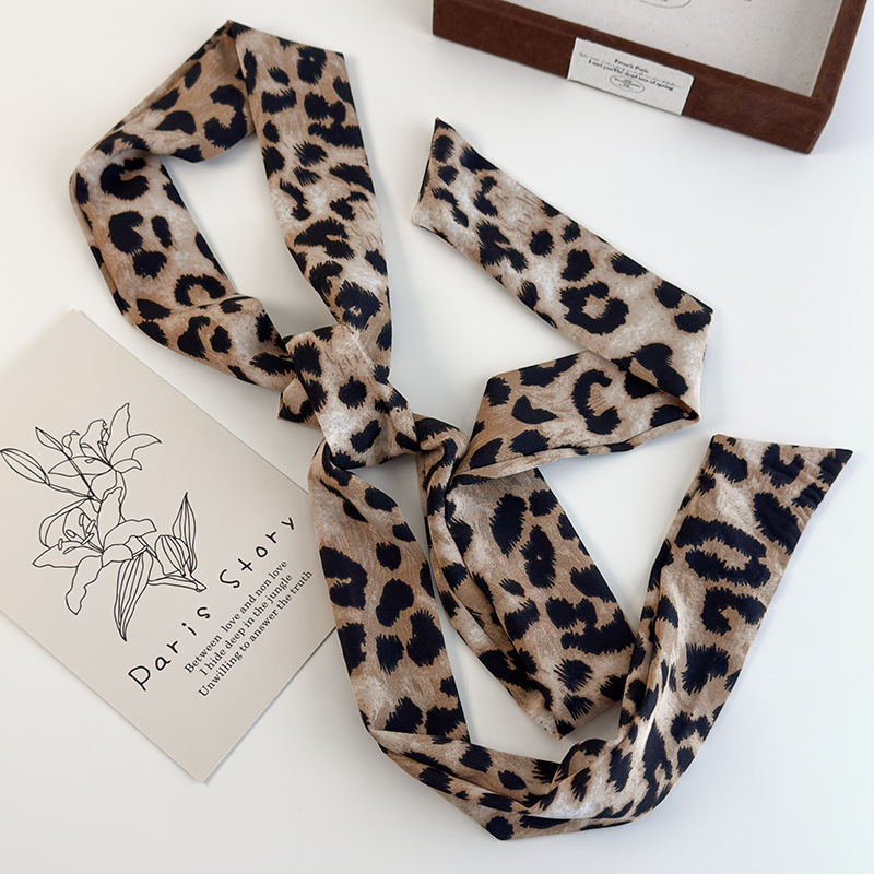 Multi-Purpose Leopard Print Scarf