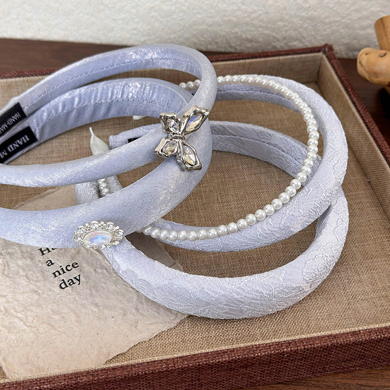 Bandeau Papillon Strass et Perles