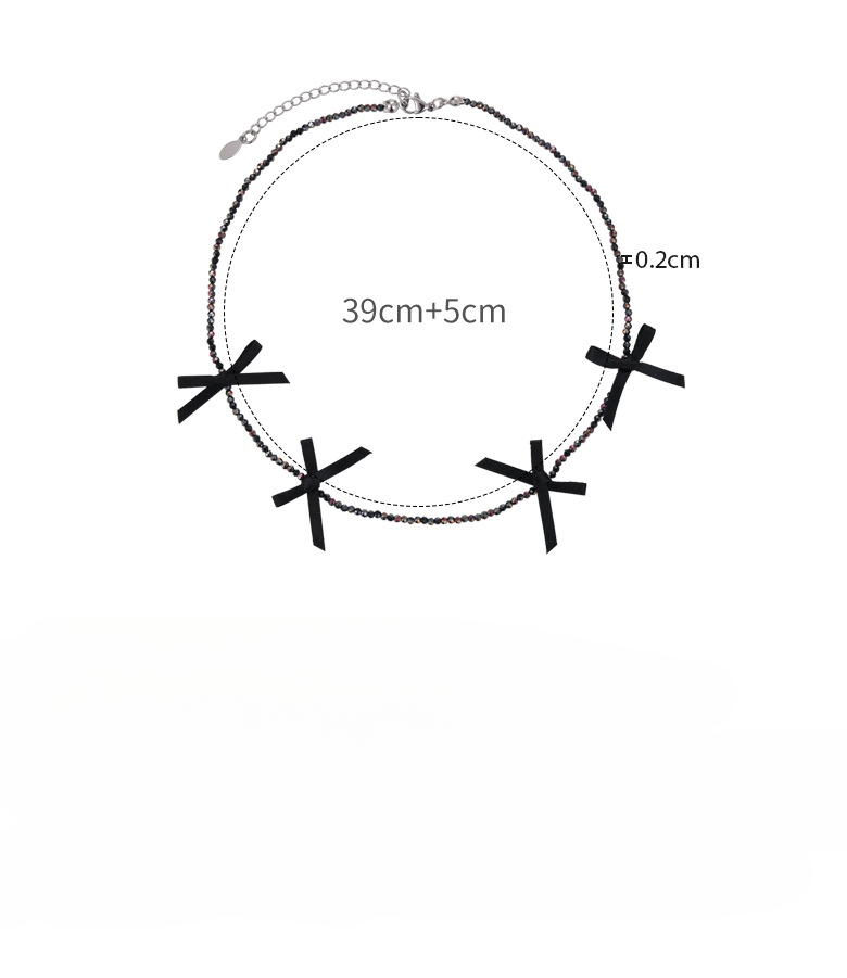 Кришталевий Намисто з Бантиком