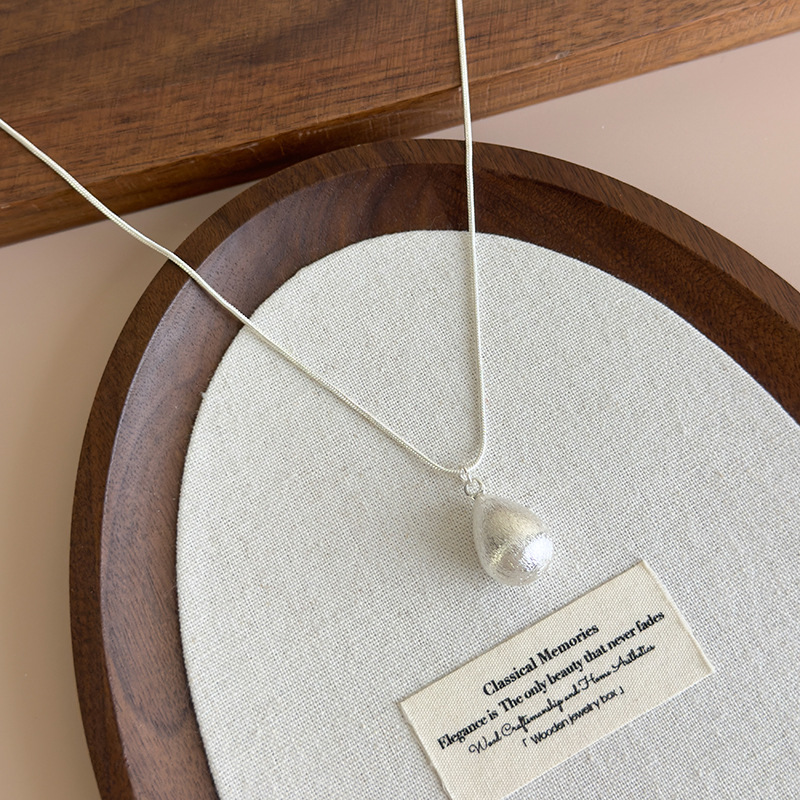 Срібна щітка Серце Намисто