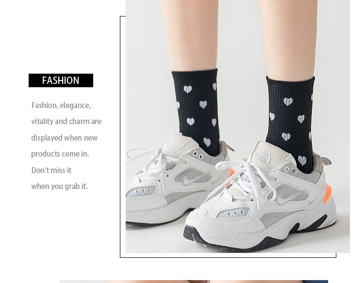 Meias Femininas Meia-Altura Algodão