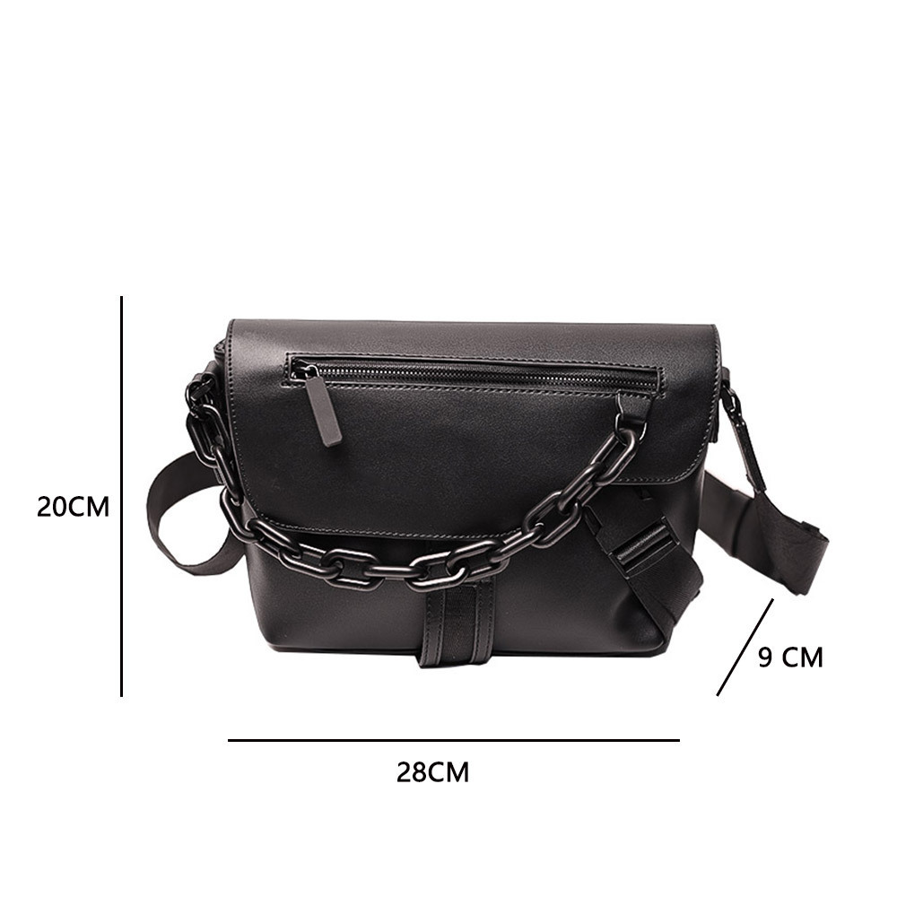 メンズチェック柄クロスボディバッグ