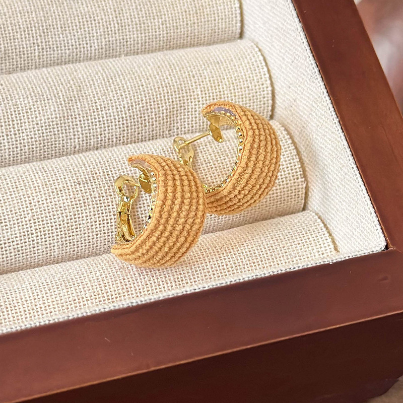 Геометрические Ретро Корейские Серьги