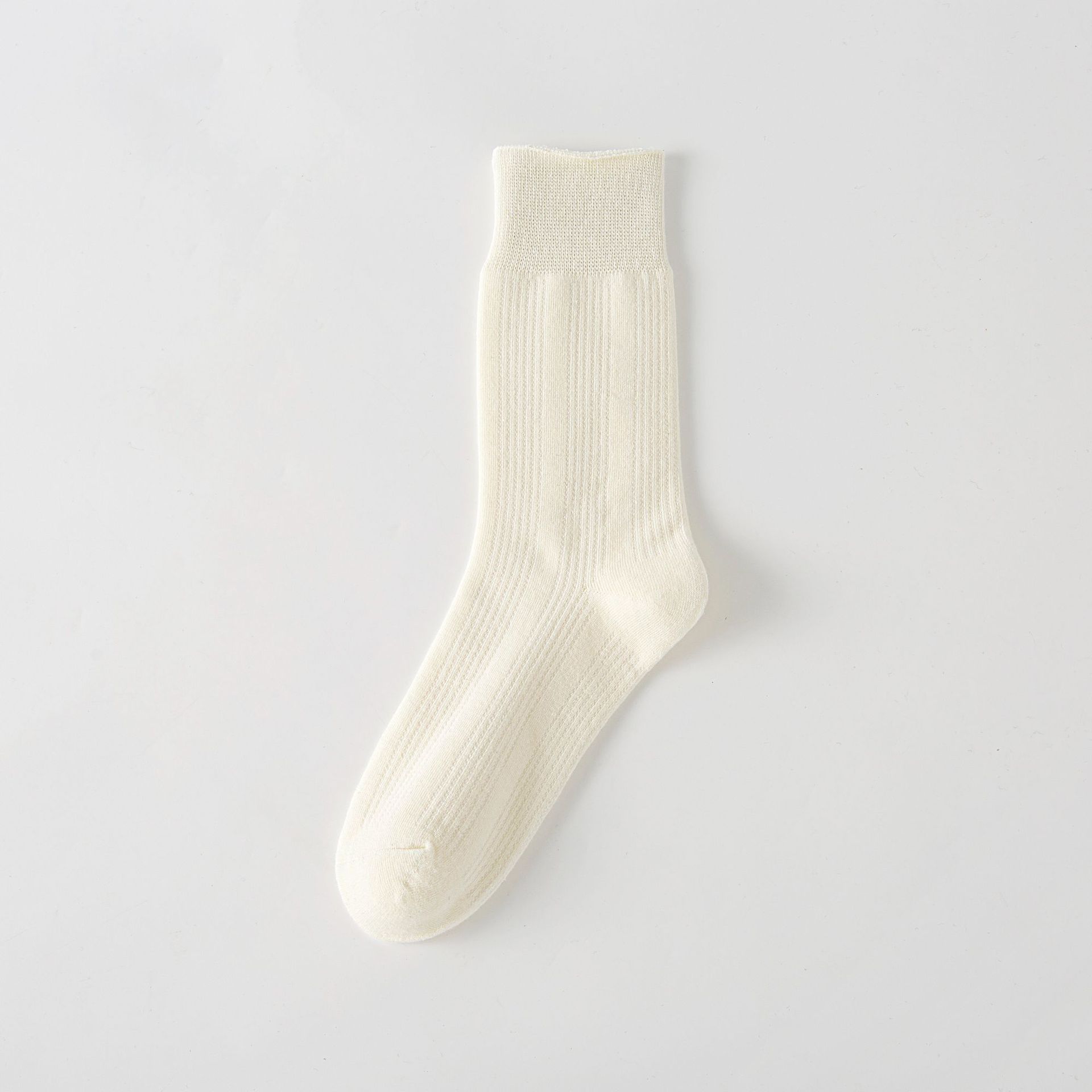 Meias de Algodão com Riscas para Mulher