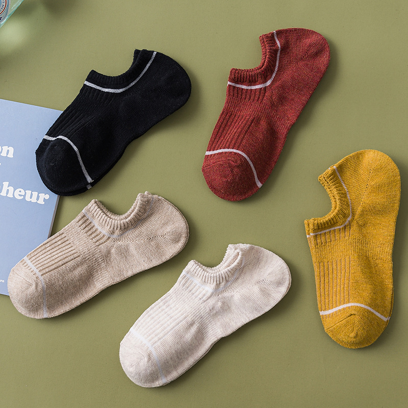 Women's No-Show Cotton Socks