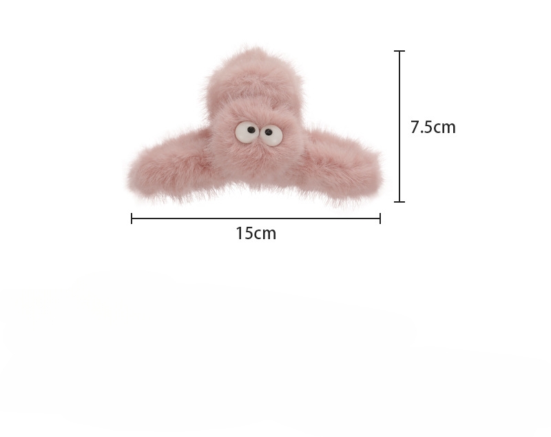 Άσχημο Γλυκό Πλισέ Κλιπ Μαλλιών με Μεγάλα Μάτια