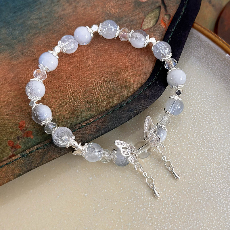 나비 크리스탈 팔찌