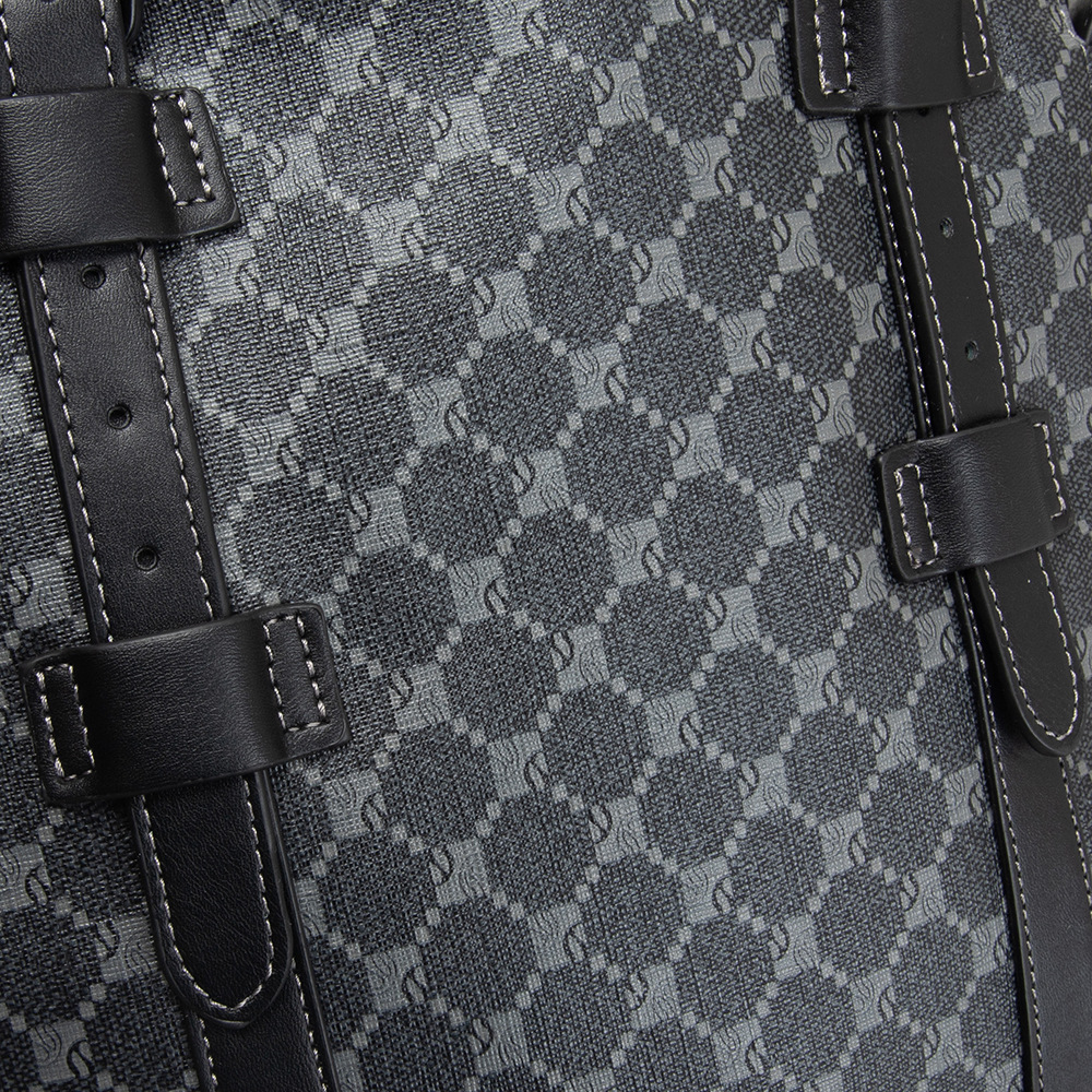 클래식 체크 백팩