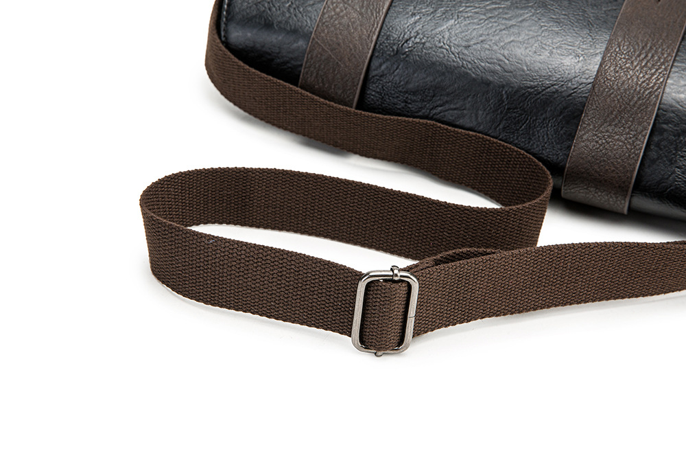 Borsa a tracolla in pelle PU per uomo