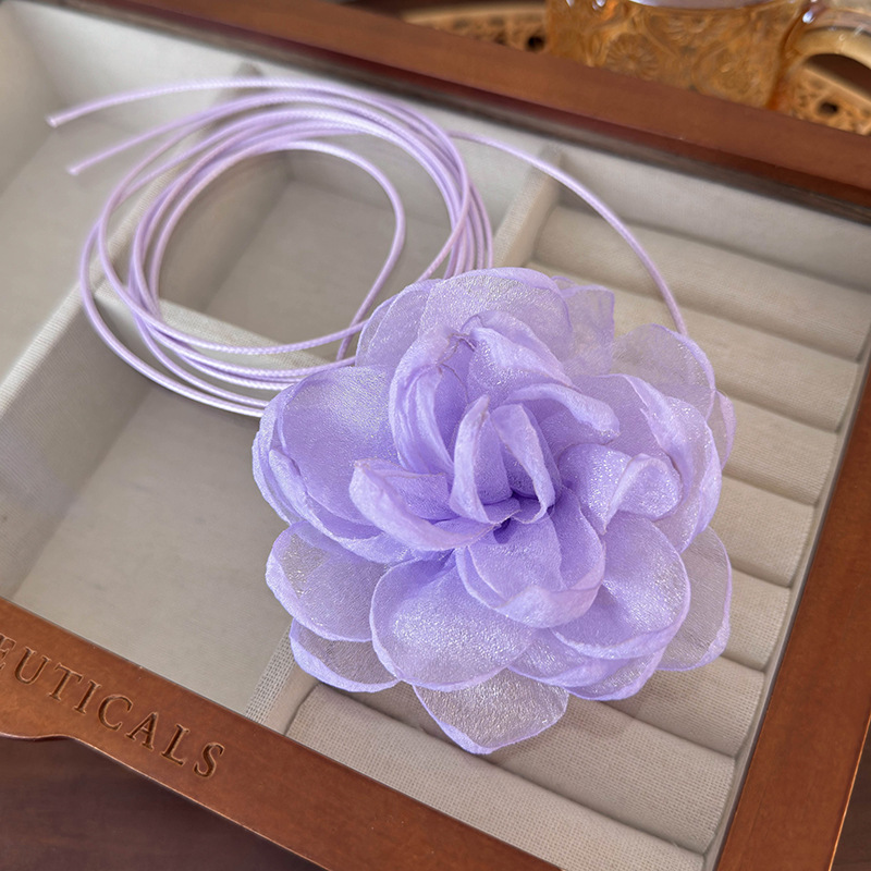 Bloemen Choker Ketting