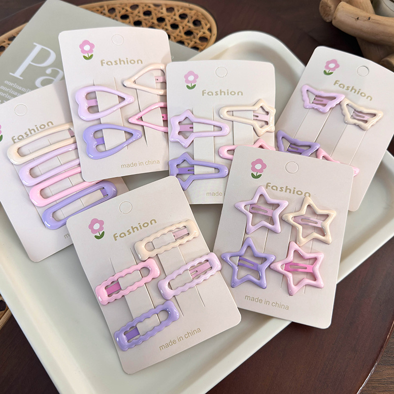 Set ace de păr crem pastel mici