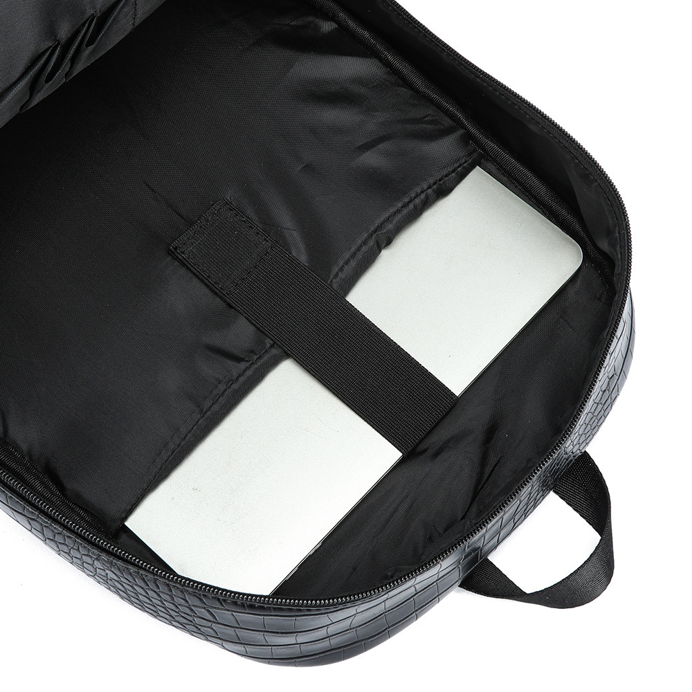 Чоловічий рюкзак у стилі шкіри з шаховою клітинкою