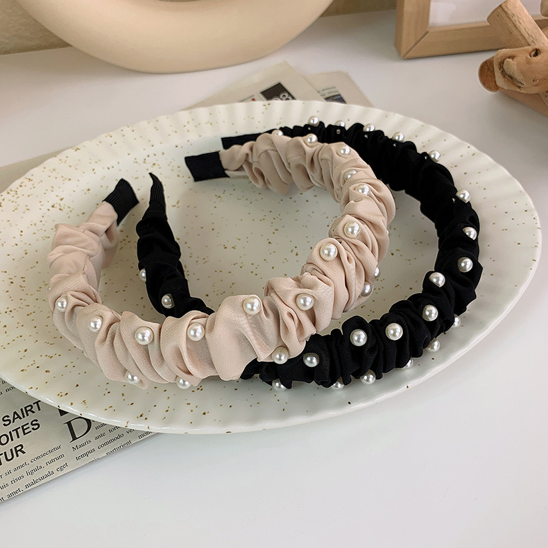 Diadema de Perlas con Volantes