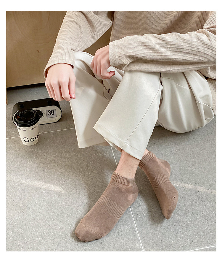 جوارب رجالية قطنية للكاحل