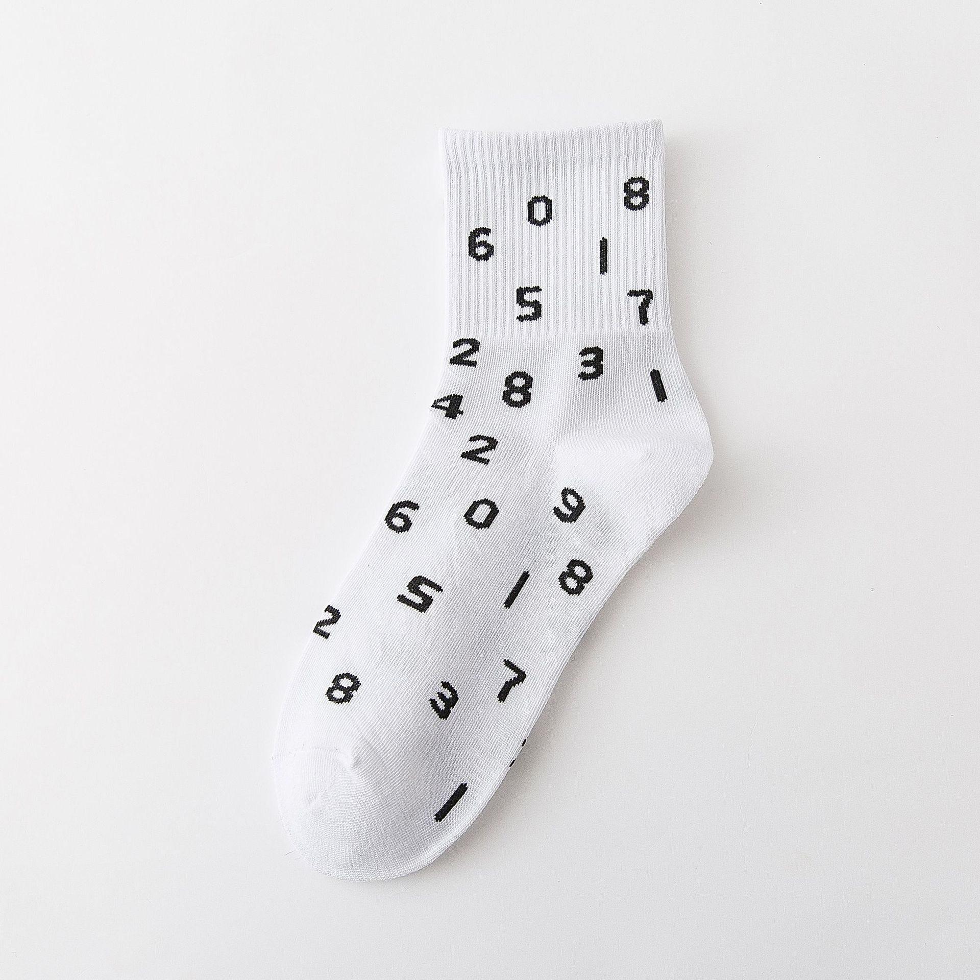 Meias Femininas Meia-Altura Algodão