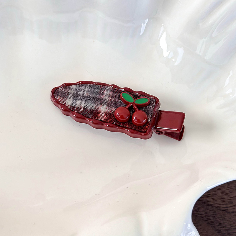 Agrafă de Păr cu Model Cireșe Dulci