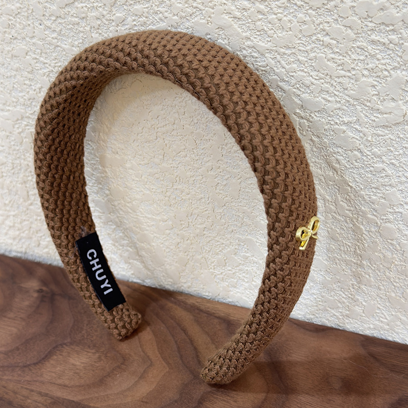 Bandă pentru Păr cu Aplică Tricotată