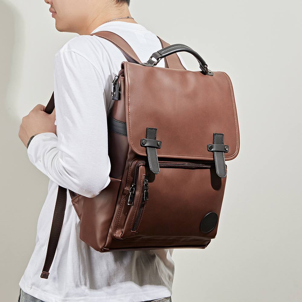 남성 대용량 플랩 백팩