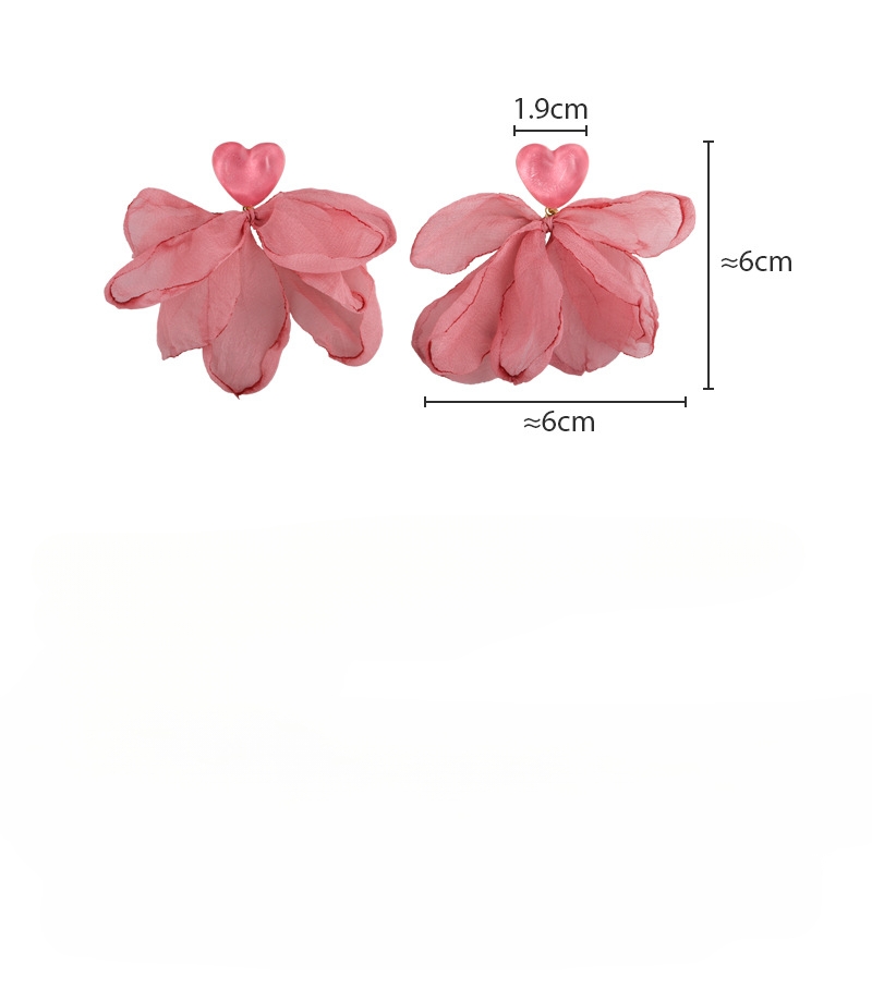 Серьги-Лепестки Сердца