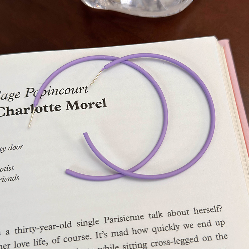 기하학 플라워 하트 귀걸이