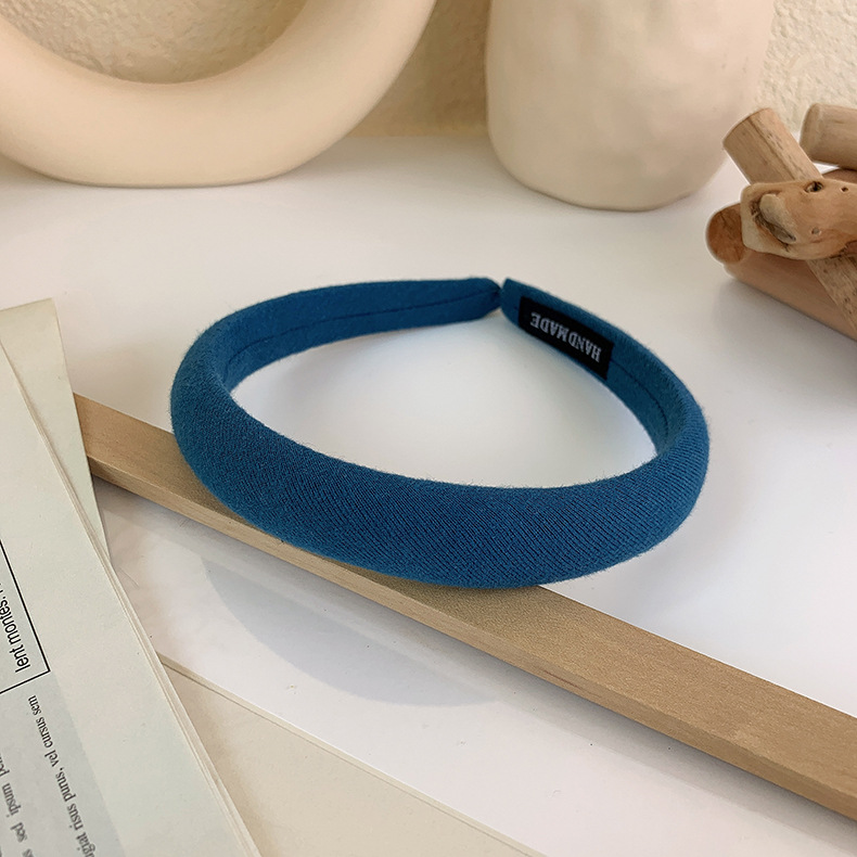 크림 스폰지 헤어밴드