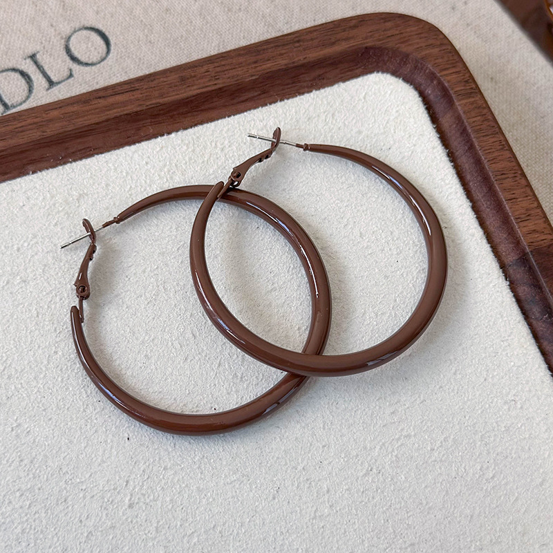 Геометрические серьги-кольца