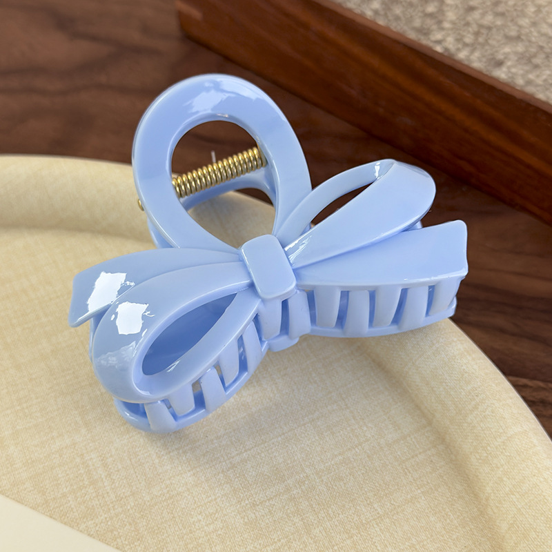 Agrafă de Păr Acrilică cu Fundiță