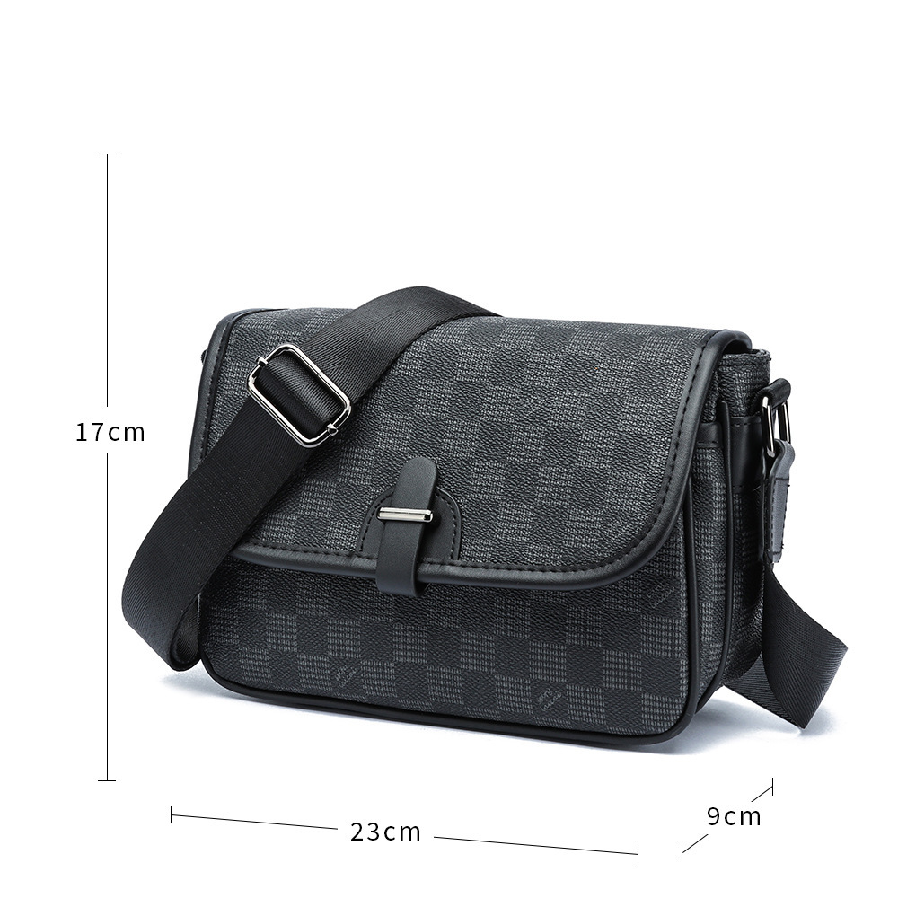 Túi đeo chéo nam kẻ caro