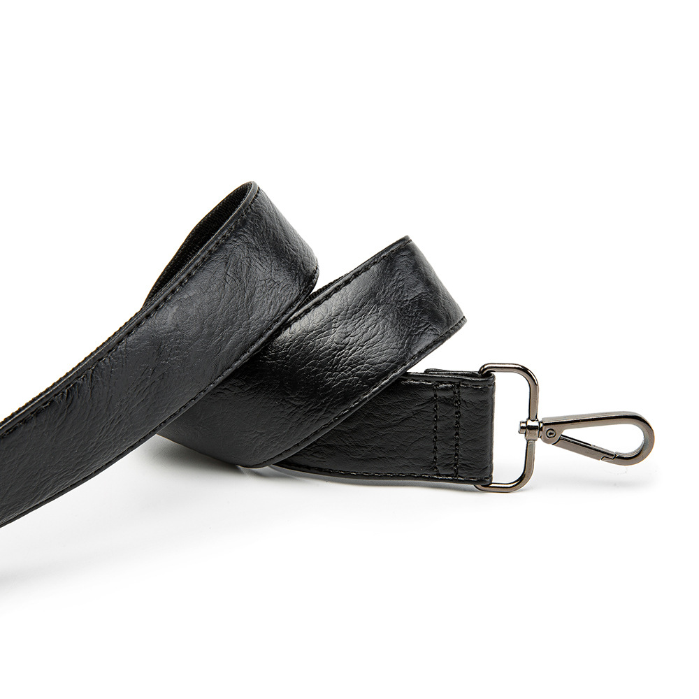 حقيبة كتف جلدية كبيرة السعة