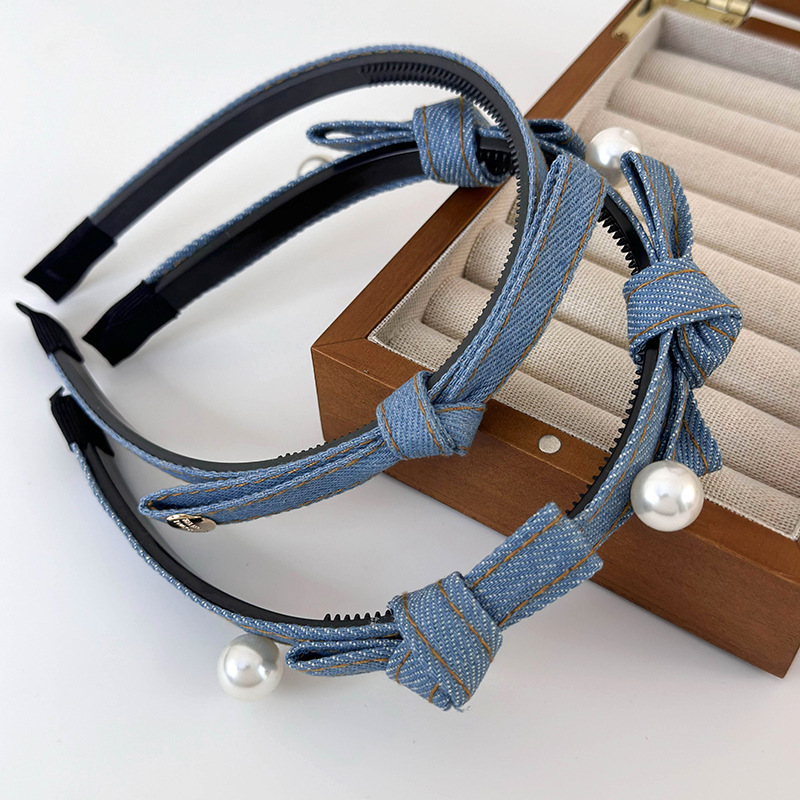 Pinza para el Pelo con Lazo Denim