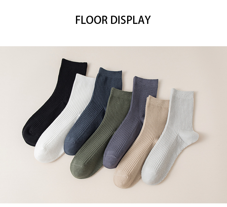 Meias Esportivas Cano Médio com Costura Dupla