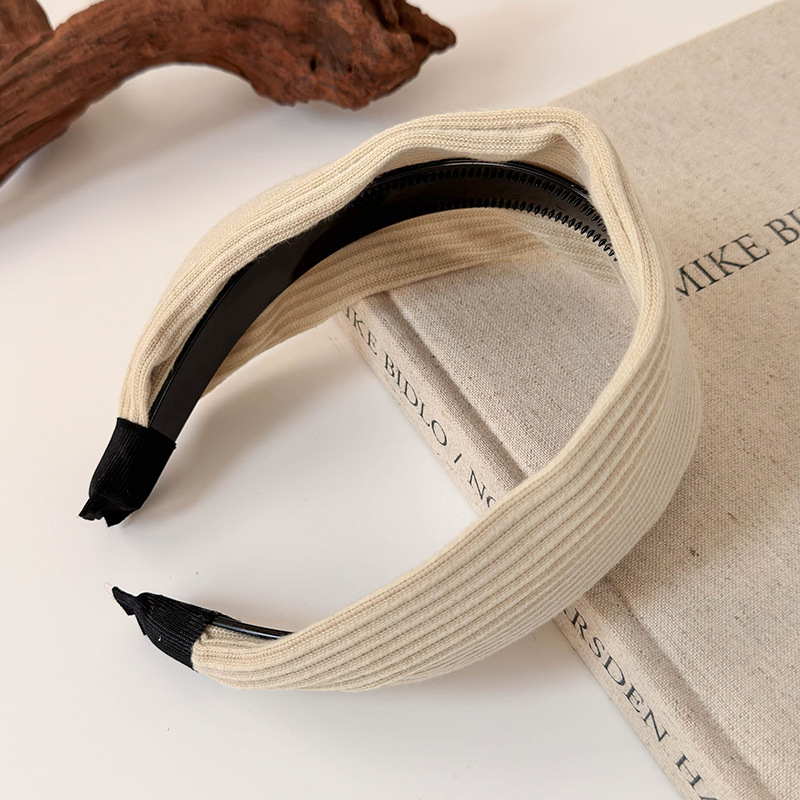 Cinta para el Cabello Vintage de Punto Acanalado