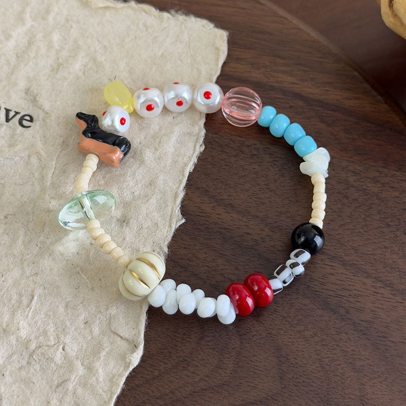 Braccialetto per Cani con Perline Colorate